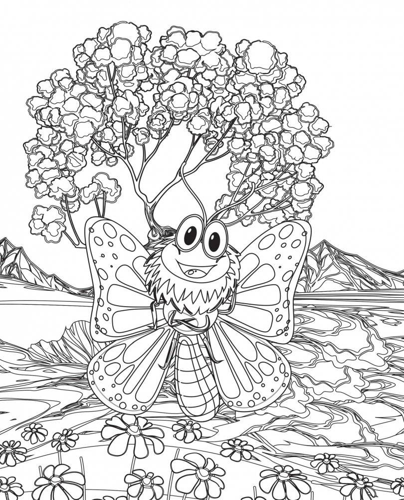 Раскраски из сказки. Насекомые фото книги 6