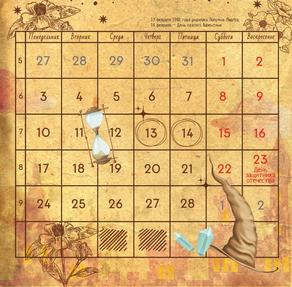 Календарь волшебных фактов из мира "Гарри Поттера" фото книги 4