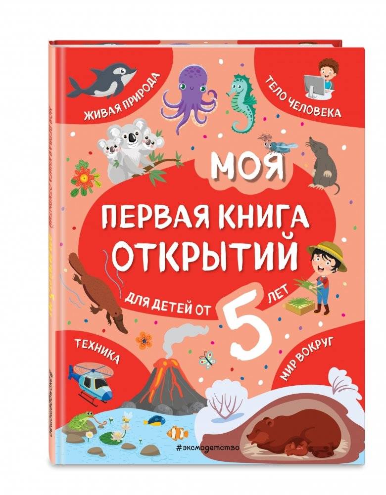 Моя первая книга открытий: для детей от 5 лет фото книги 2