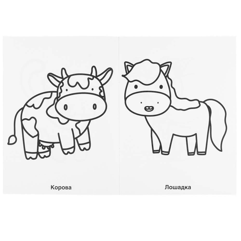 Домашние животные. Раскраска для детского сада фото книги 2