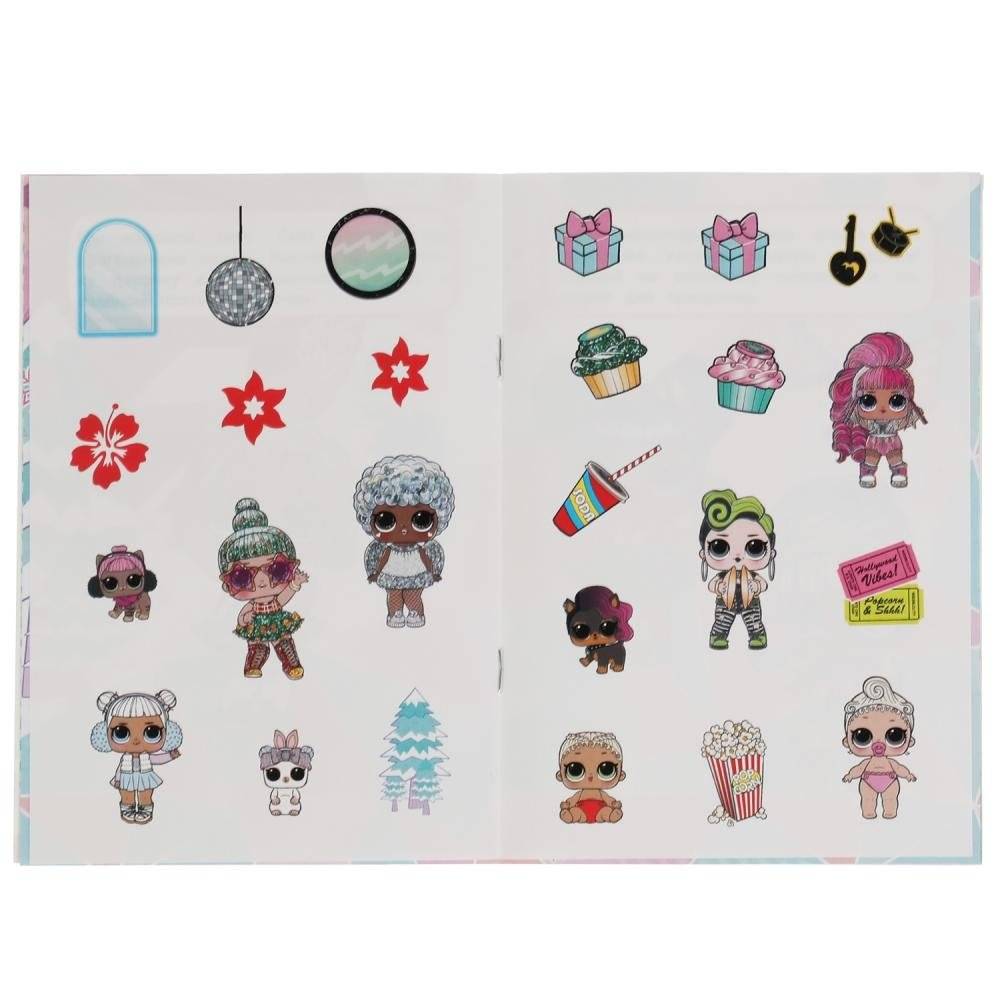 Модницы. Активити многоразовыми наклейками. Лол фото книги 2