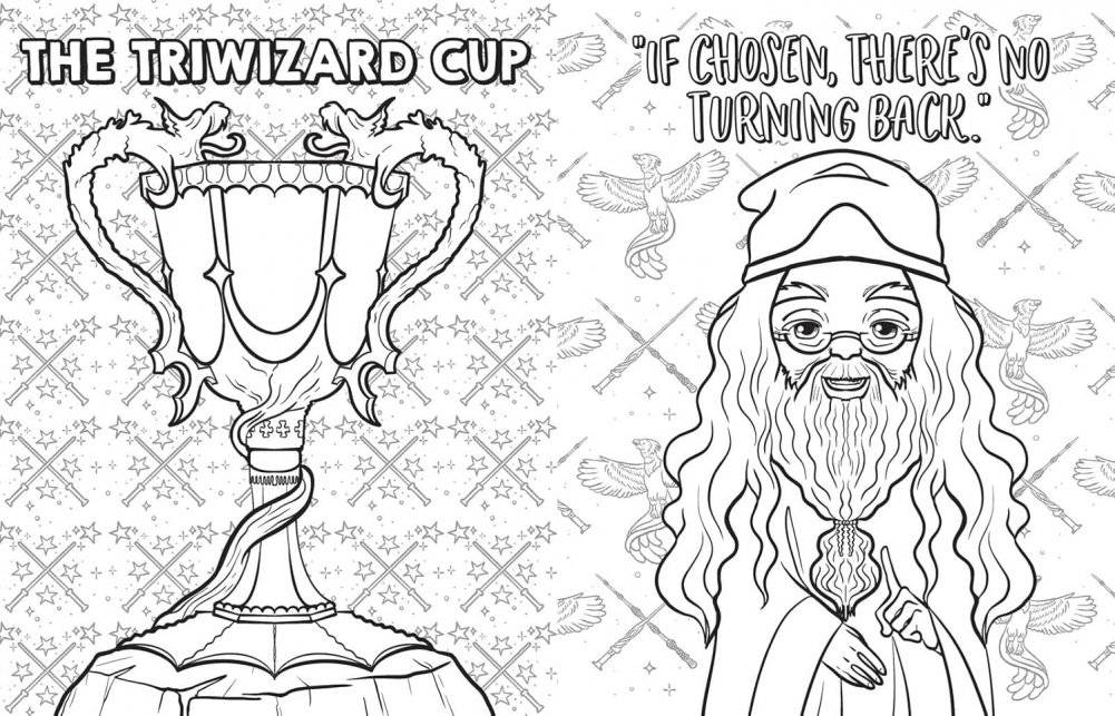 Magical Games Coloring Book (Harry Potter) фото книги 3