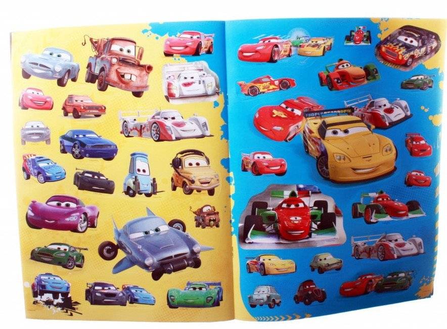 Тачки. Большой альбом наклеек фото книги 4