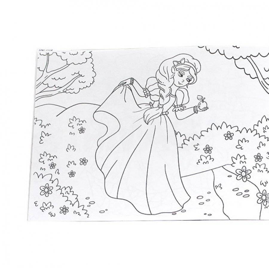 Раскраска альбомная "Для девочек" фото книги 2