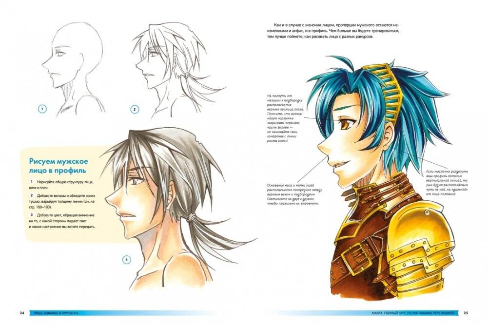 Манга. Полный курс по рисованию персонажей фото книги 7