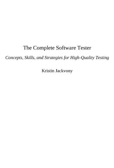 Идеальный тестировщик. Концепции, навыки и стратегии высококачественного тестирования фото книги 2