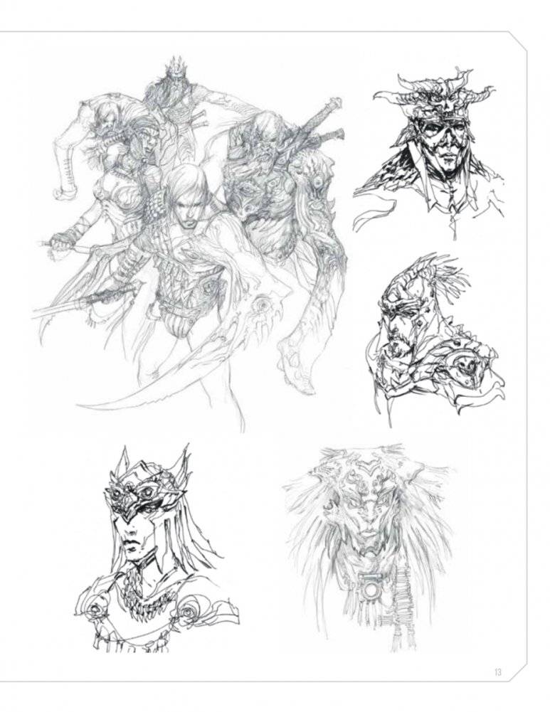Дизайн существ и персонажей. Как создать портфолио концепт-художника фото книги 8