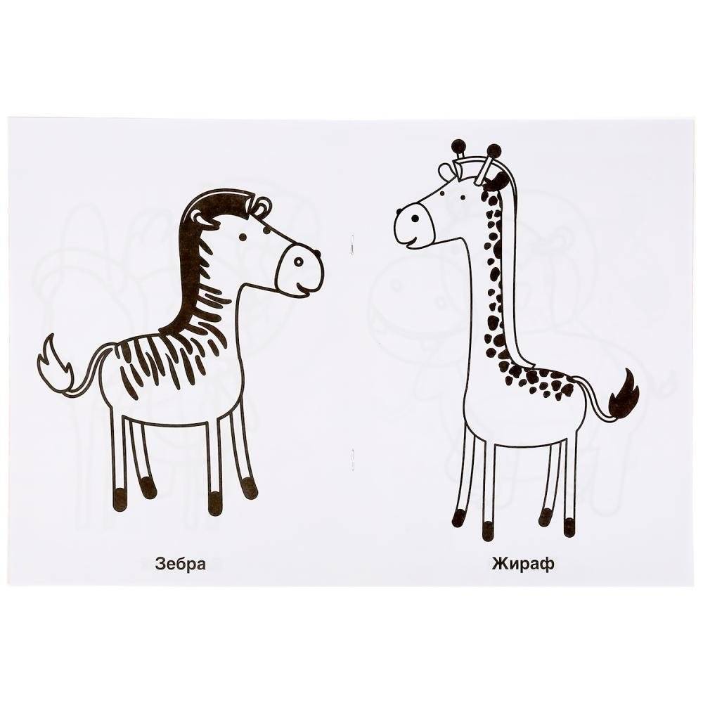 Зоопарк. Раскраска для детского сада фото книги 4