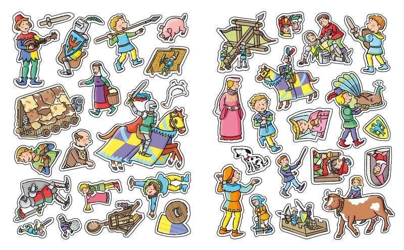 Рыцари (с наклейками) фото книги 3