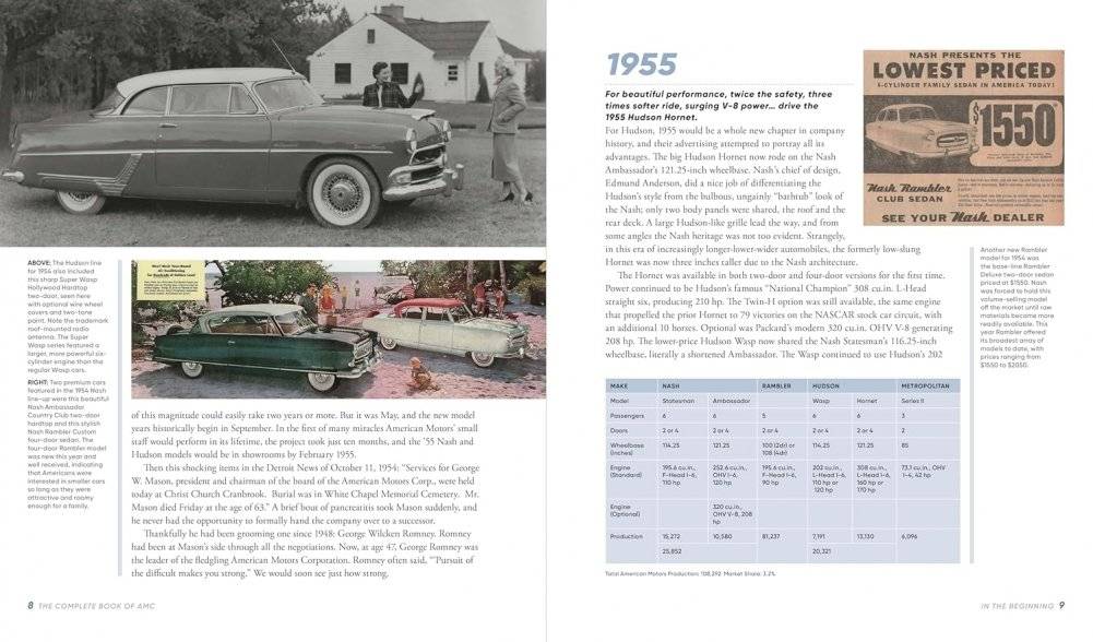 The Complete Book of AMC Cars: American Motors Corporation 1954-1988 фото книги 5