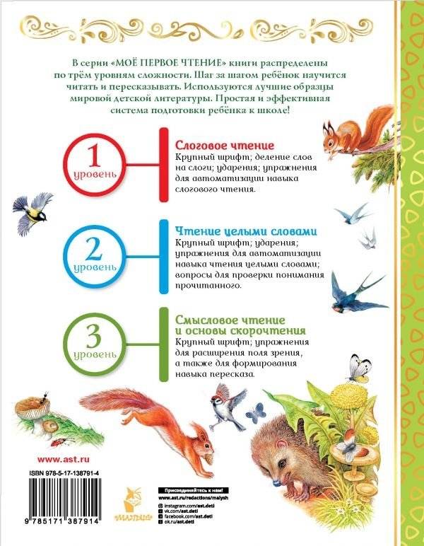 Познавательные сказки для чтения по слогам фото книги 2