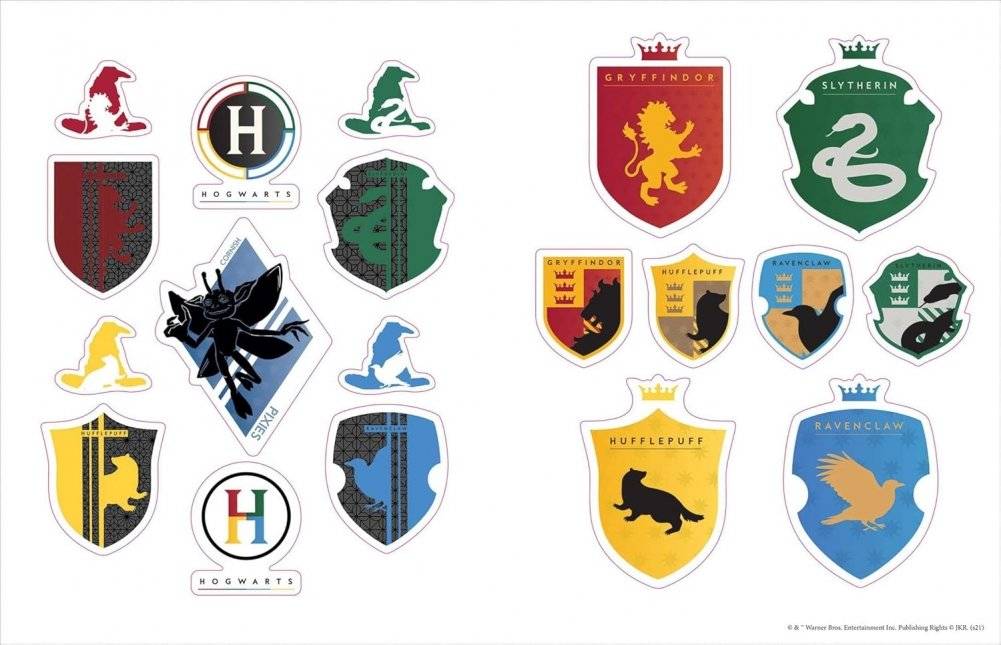 Harry Potter World of Stickers фото книги 2