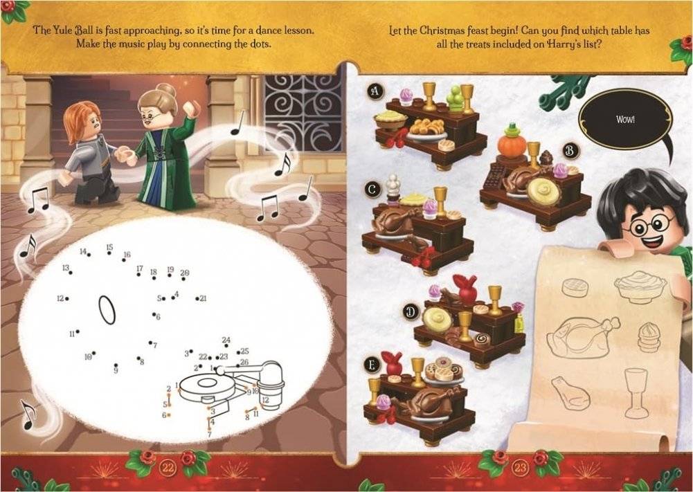 Lego Harry Potter: Magical Christmas (with Harry Potter Minifigure and Festive Mini-Builds) фото книги 3
