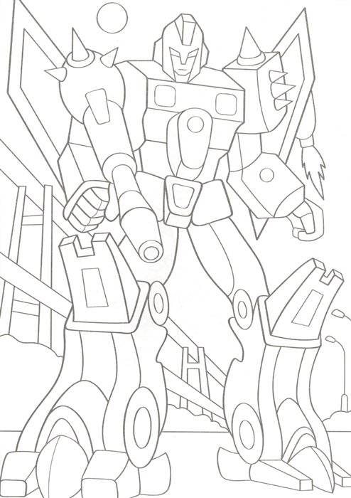 Раскраска. Роботы фото книги 2