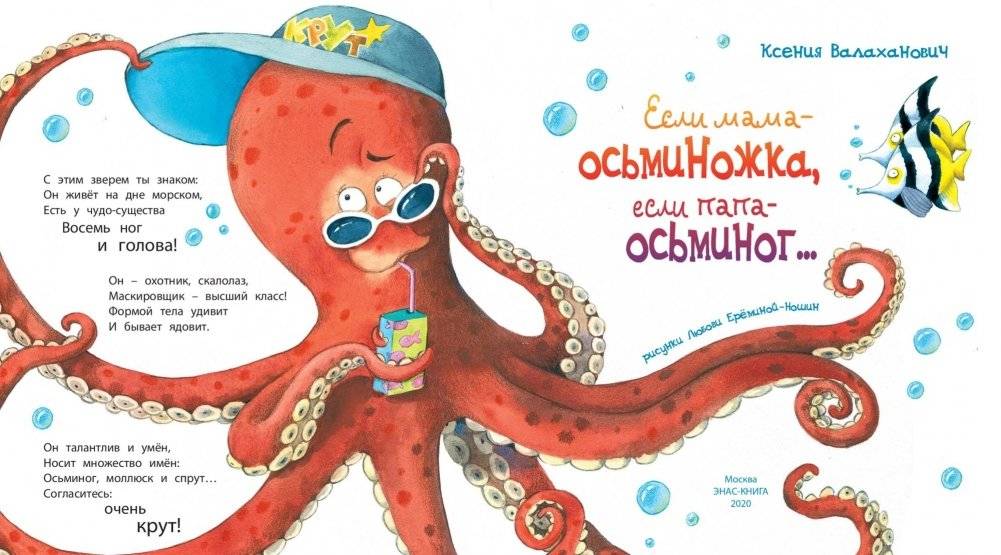 Если мама – осьминожка, если папа – осьминог фото книги 2