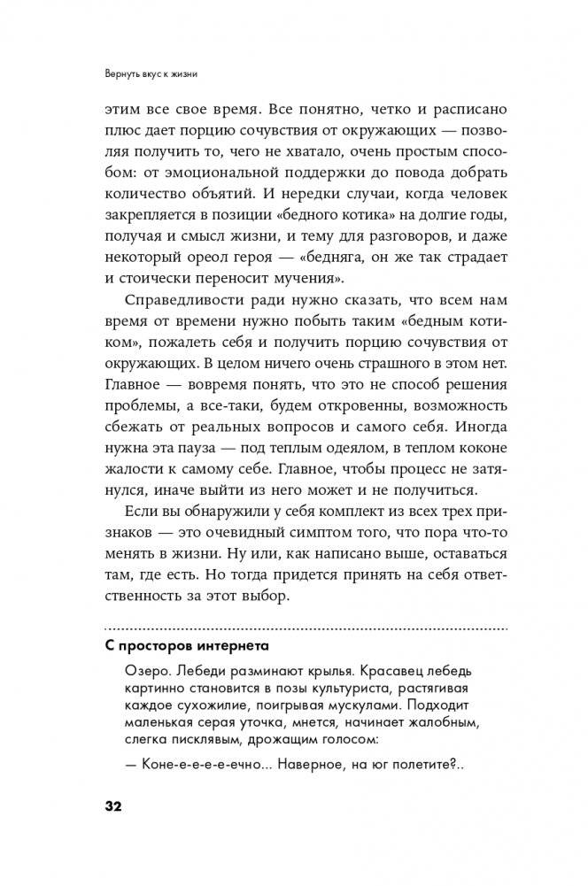 Вернуть вкус к жизни. Что делать, когда вроде все хорошо, но счастья и радости мало фото книги 29