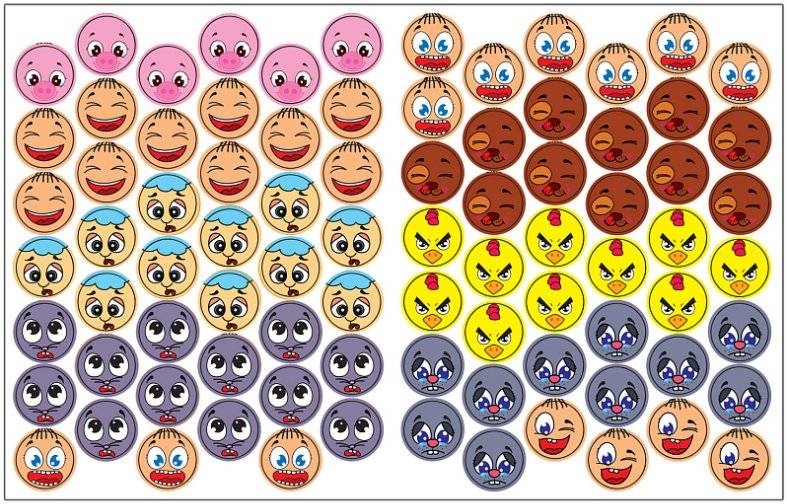 Наклейки-смайлики. В деревне фото книги 4