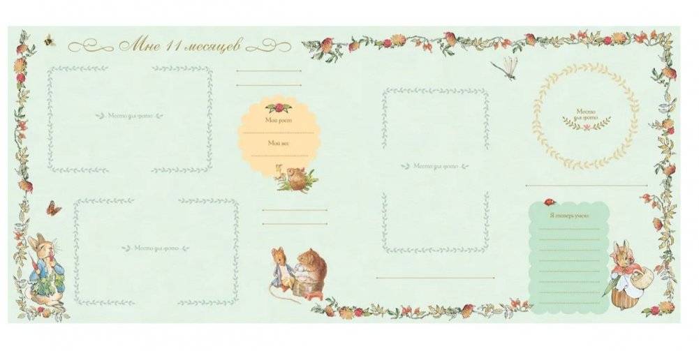 Мой первый год. Альбом для фото и записей фото книги 3