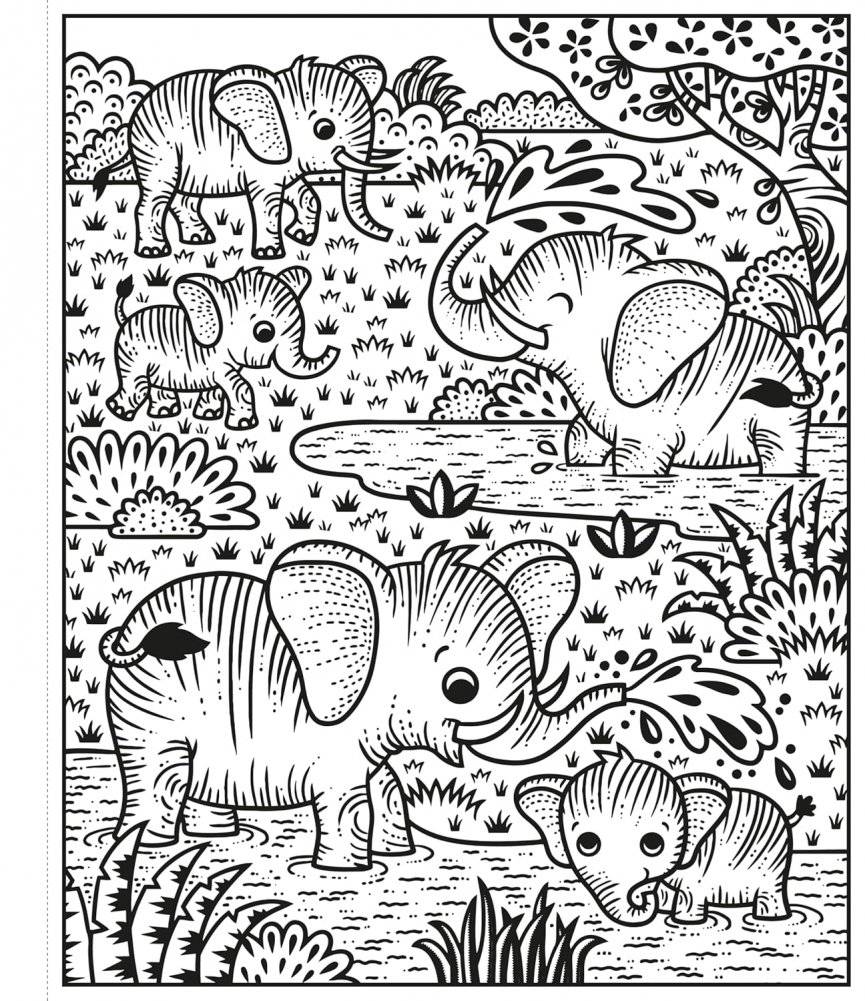 Zoo Magic Painting Book фото книги 4