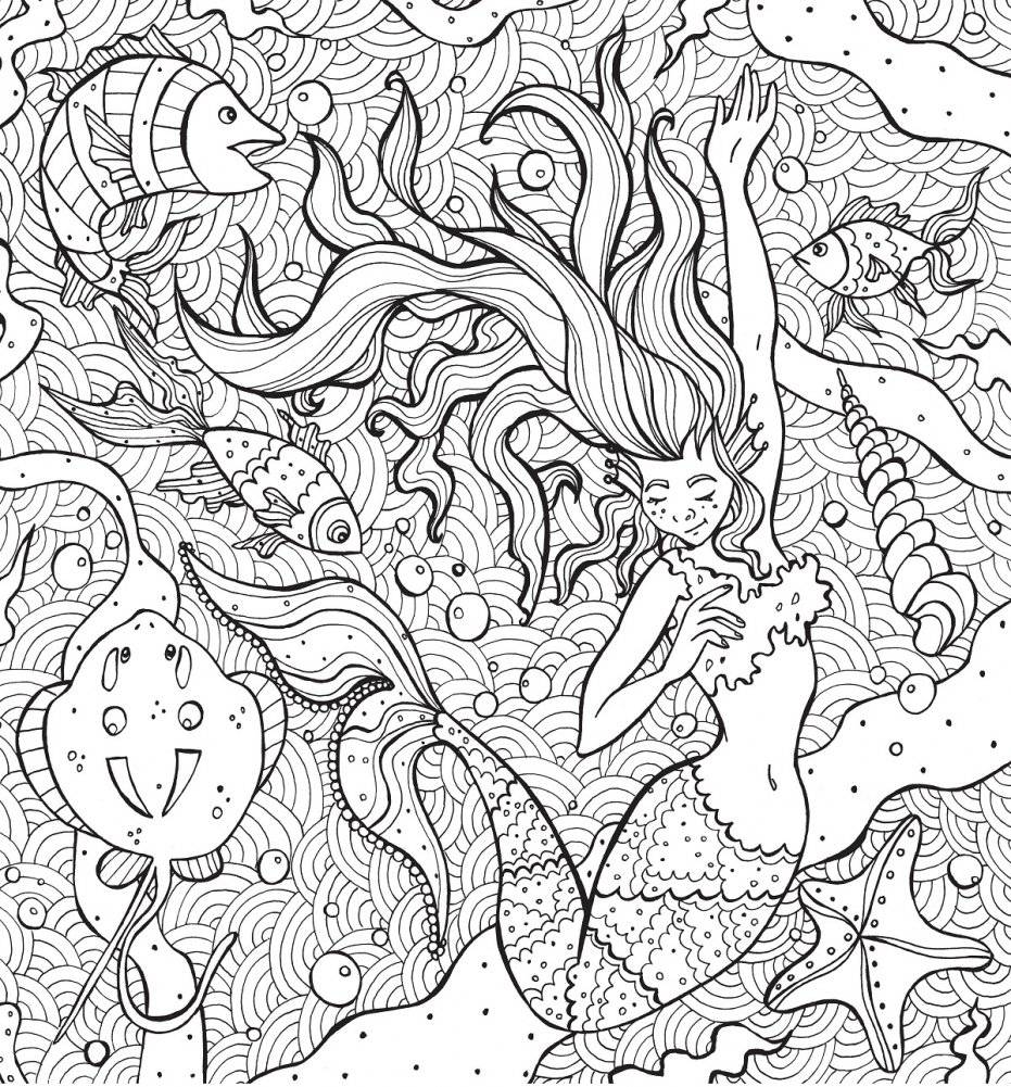 Раскраска-антистресс. Тайны подводных садов фото книги 7