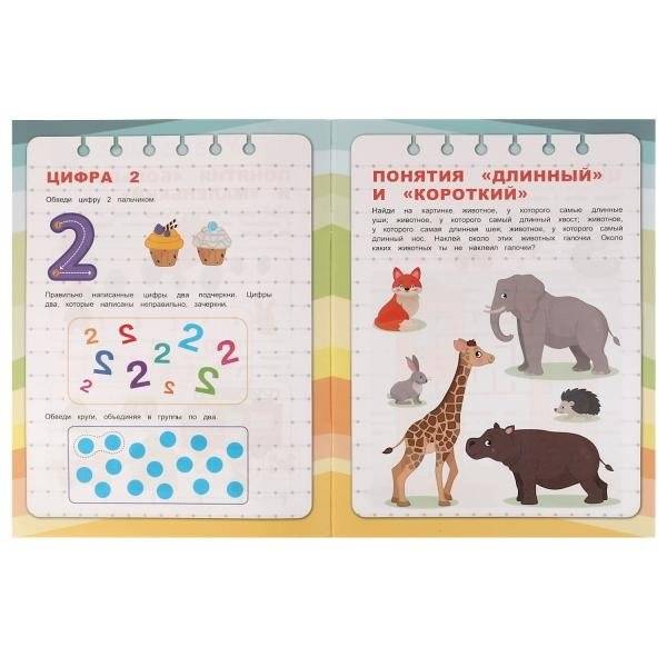 Счёт до 5. Первые знания с наклейками фото книги 2