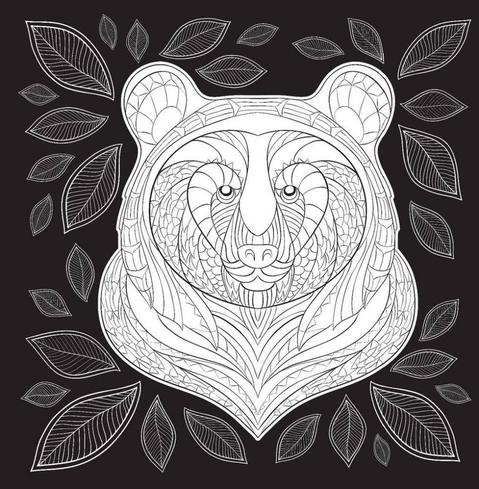 Свет и тень. Творческая раскраска с черно-белым фоном фото книги 6