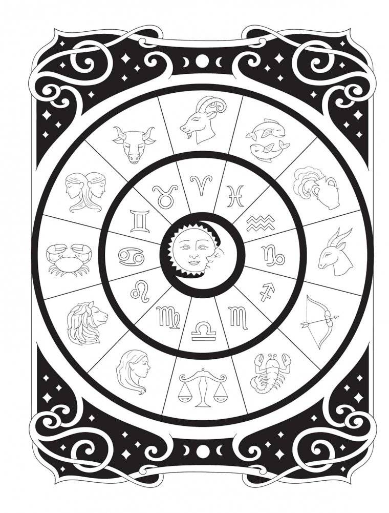 Creative Haven Witchcraft Coloring Book фото книги 5