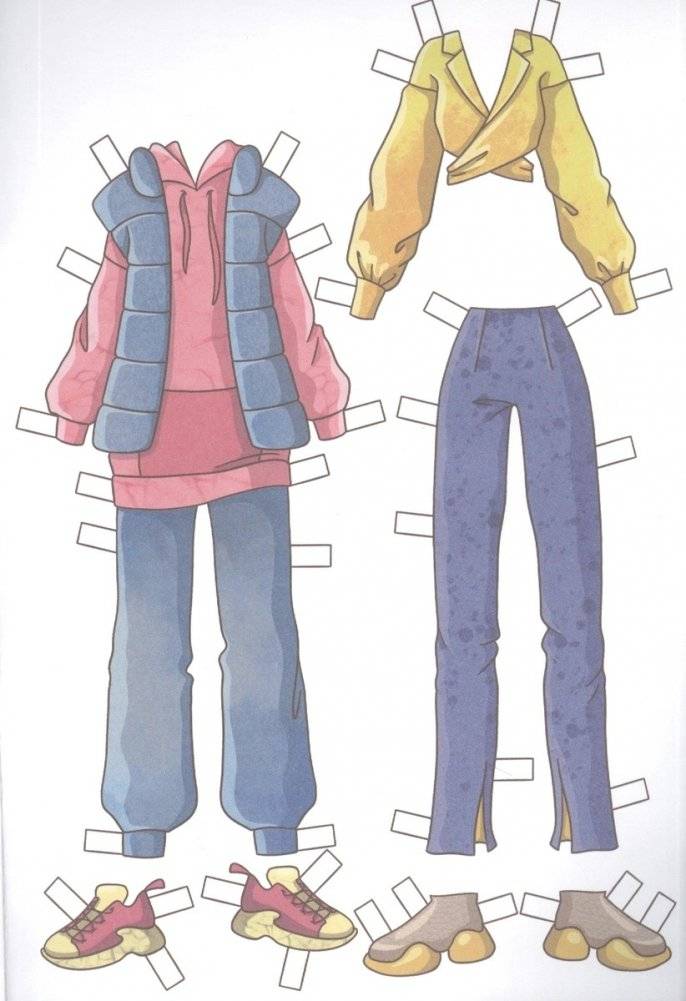 Бумажные куколки. Стильняшки фото книги 2