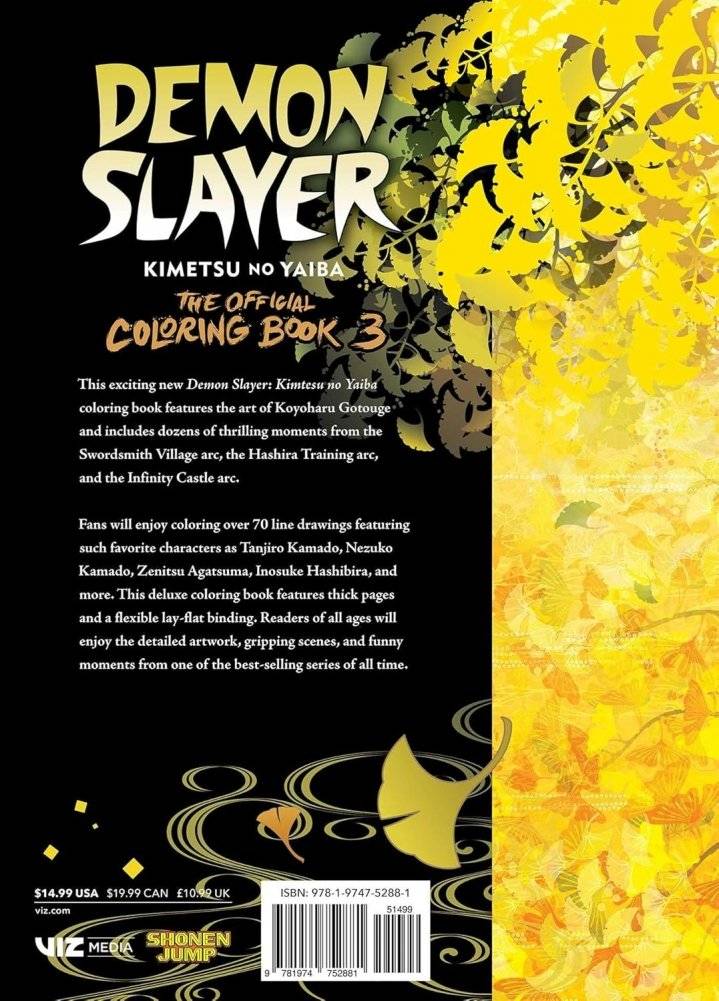 Demon Slayer Coloring Book 3Pa фото книги 2