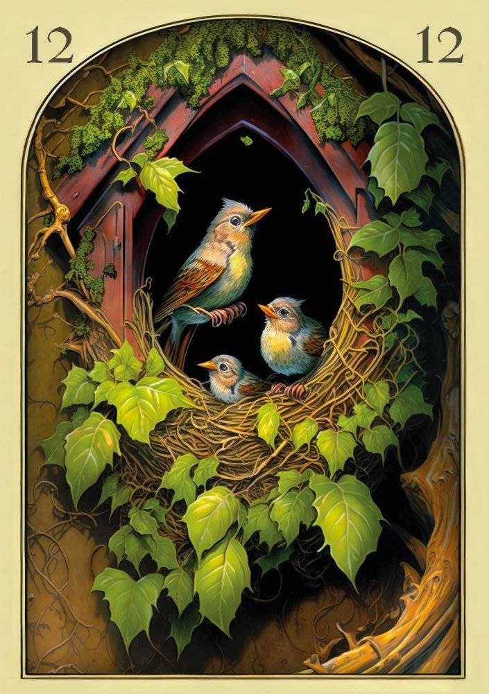 Medieval Lenormand Oracle фото книги 5