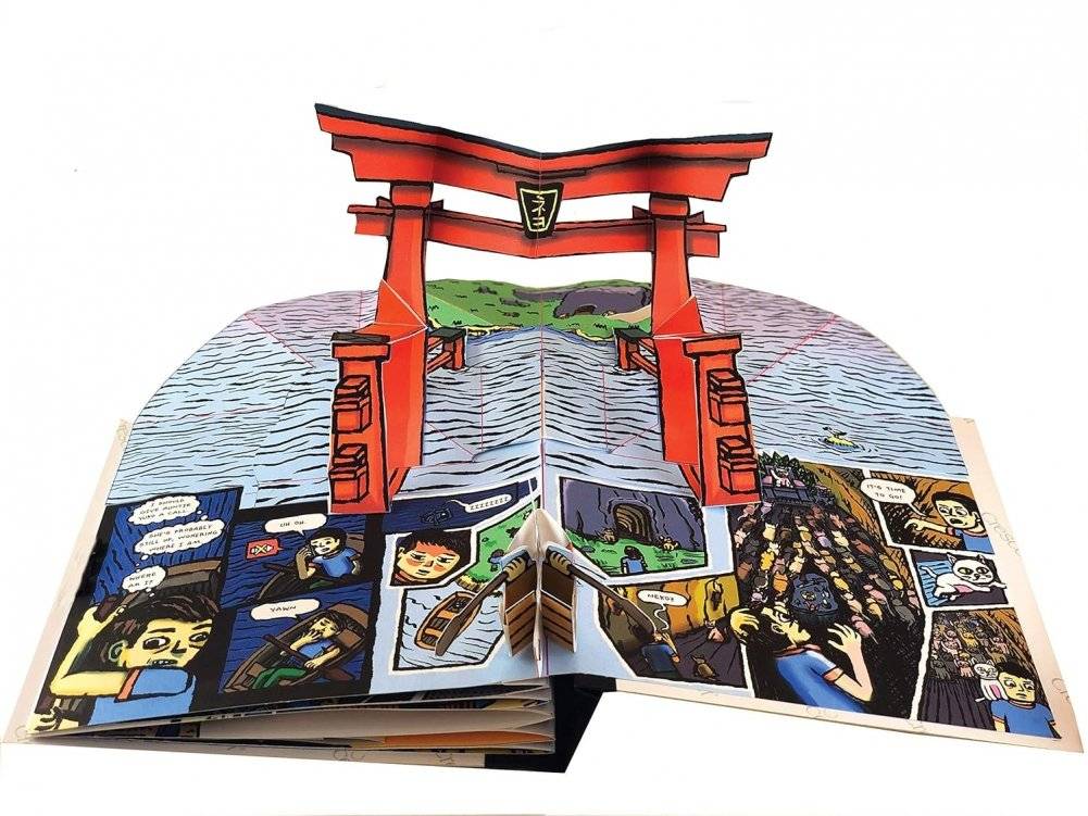 Japan Pop-Up Book: The Comic Adventures of Neko the Cat фото книги 3