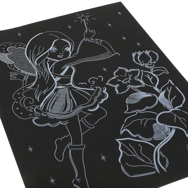 Гравюра, 18х24 см, "Фея", серебряная фото книги 4