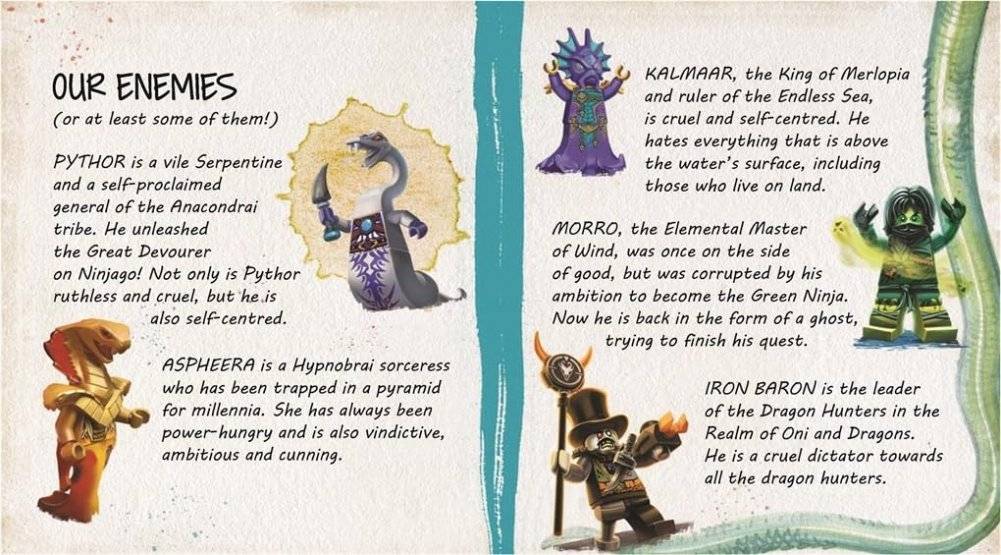 LEGO NINJAGO: Dive Into the Ninja World: An Epic Guide (with Nya Minifigure) фото книги 5