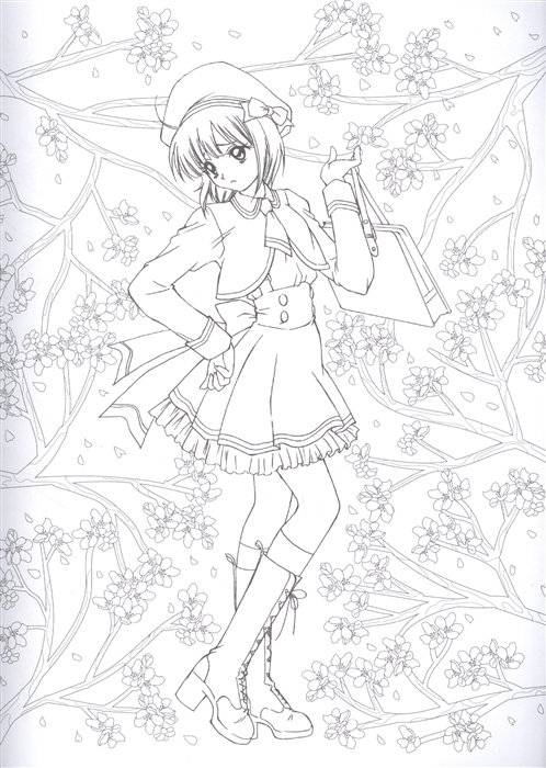 WOW MANGA. Раскраска для творчества и вдохновения фото книги 4