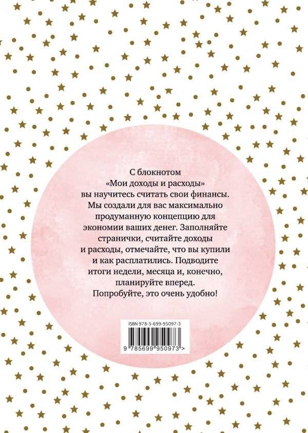 Мои доходы и расходы. Умный блокнот фото книги 2
