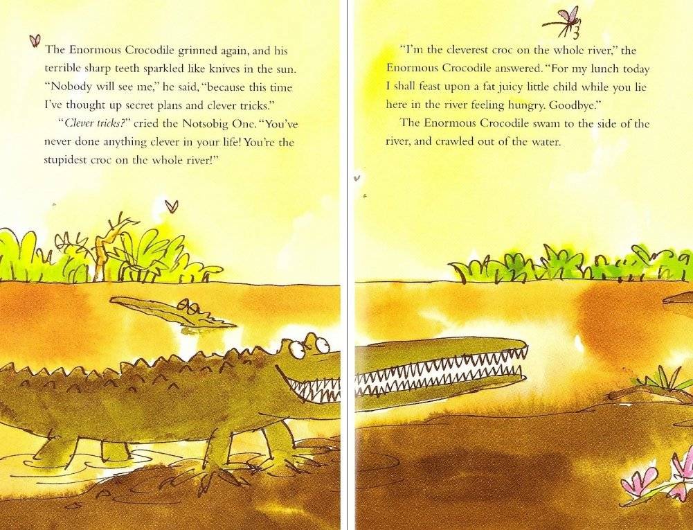 The Enormous Crocodile. Das riesengroße Krokodil, englische Ausgabe фото книги 3