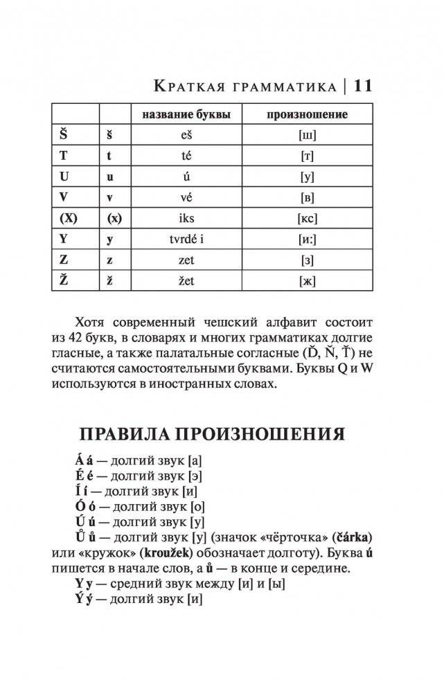 Чешский язык. 4-в-1: грамматика, разговорник, чешско-русский словарь, русско-чешский словарь фото книги 11