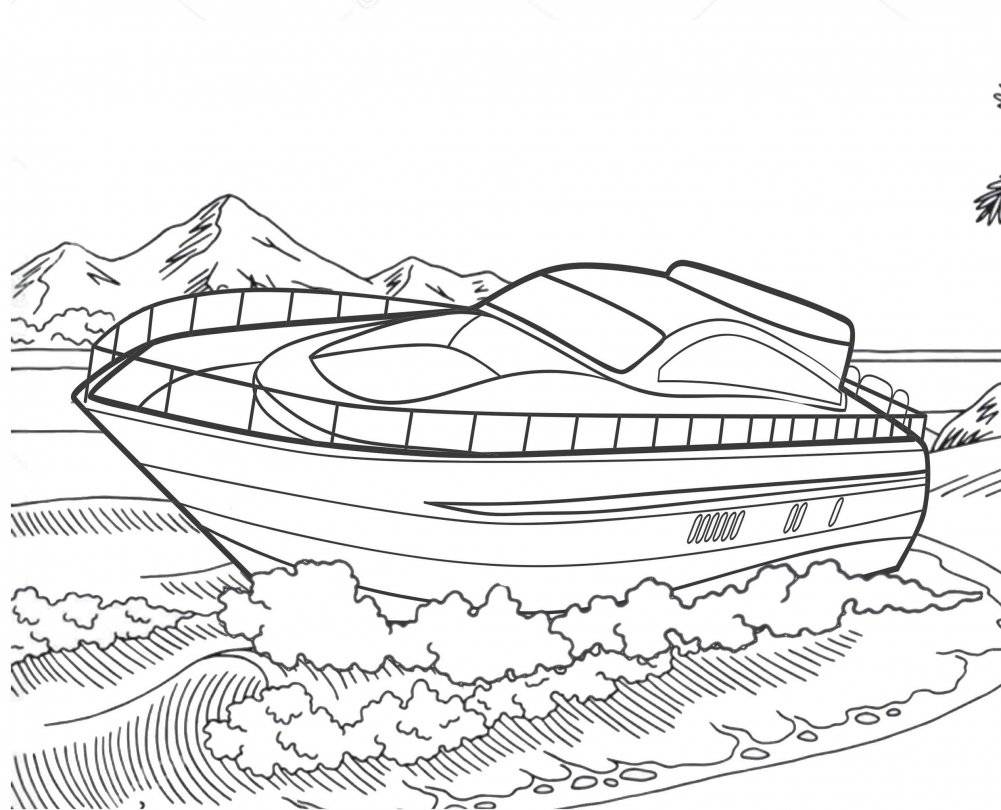 Лучшие раскраски для мальчиков. Корабли и яхты фото книги 7