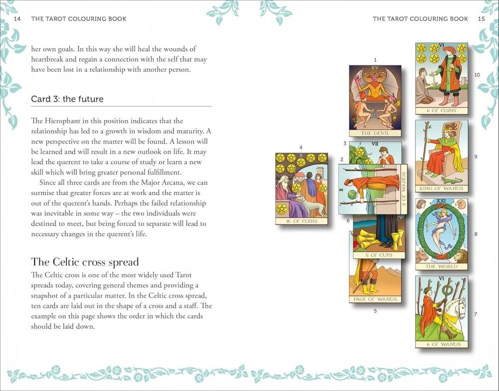 Colour Your Own Tarot Book & Card Deck фото книги 2