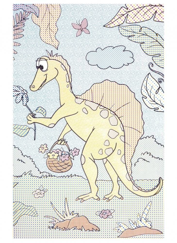Динозавры. Водная Maxi-раскраска фото книги 5