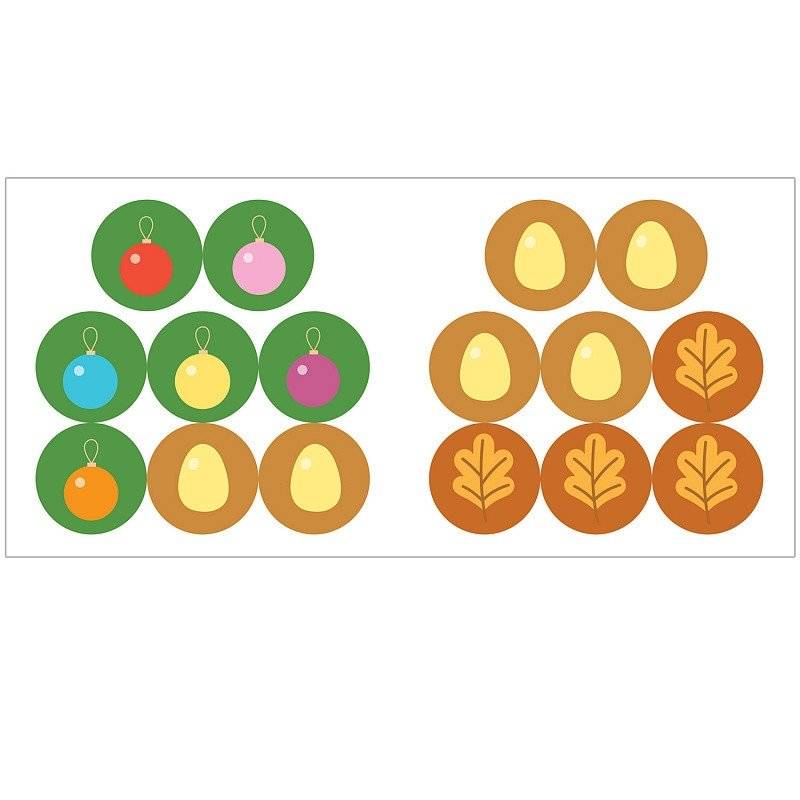 Малышарики с наклейками. Времена года фото книги 4