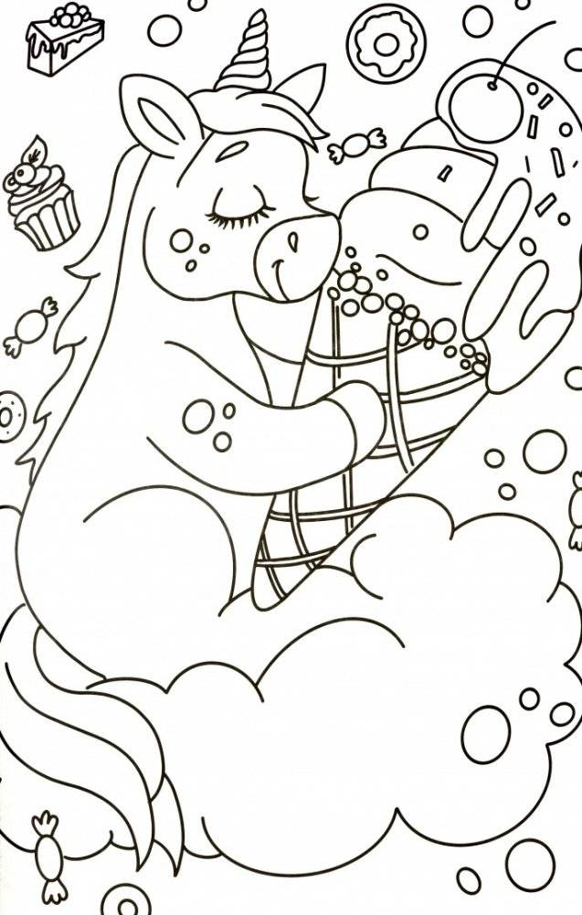 Макси-раскраска. Единорог фото книги 3