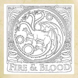 House of the Dragon: the Official Colouring Book фото книги 4