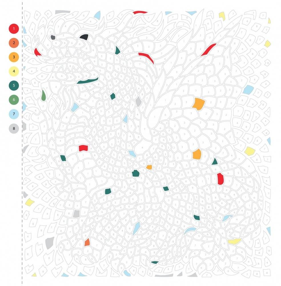 Единороги. Волшебный мир. Цветовой квест по номерам, по пикселям, по точкам фото книги 7