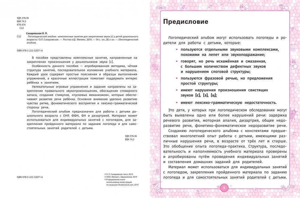 Логопедический альбом. Комплексные занятия для закрепления звука [с] у детей дошкольного возраста фото книги 2