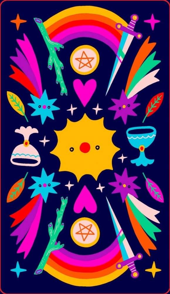 Rainbow Tarot: 78 Cards & Guidebook фото книги 3