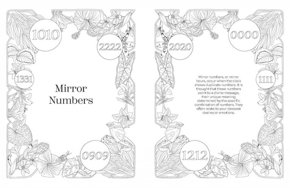 Angel Numbers Colouring фото книги 4