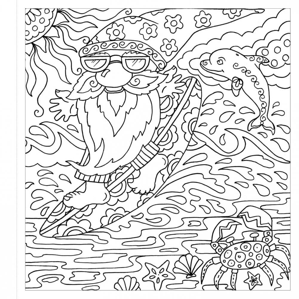 Zendoodle Colorscapes: Playful Gnomes: Happy Friends to Color and Display фото книги 2