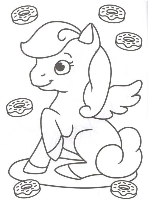 Раскраска. Крошки Пони фото книги 4