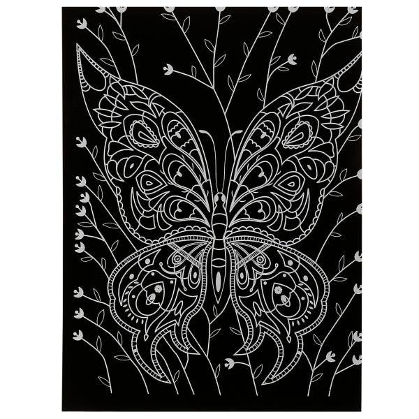 Гравюра, 18х24 см, бабочка, цветная фото книги 3